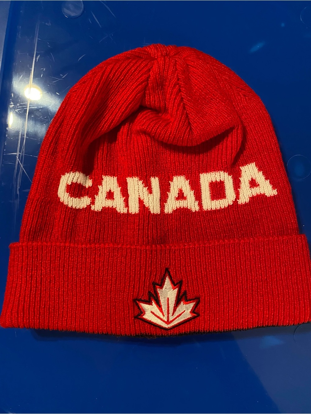 CANADA World Cup of Hockey Knit Beanie Hat